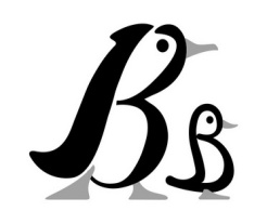 图形-企鹅字母BB