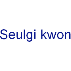 Seulgi kwon