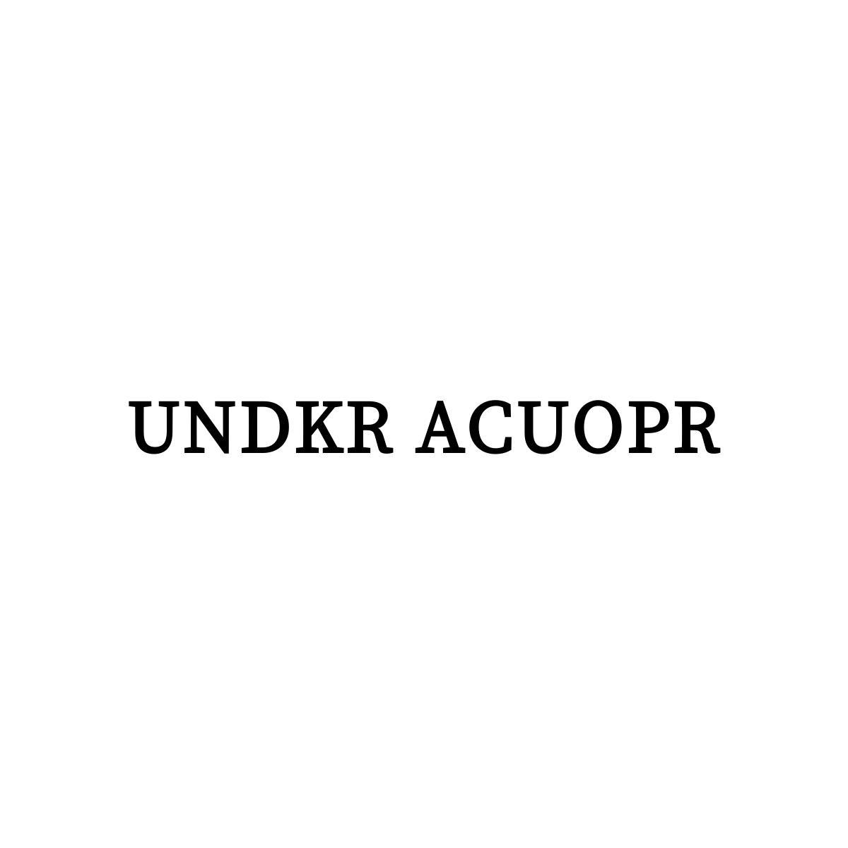 UNDKR ACUOPR